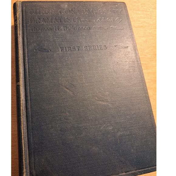 Chief Contemporary Dramatists First Series Vtg 1915 Ed Thomas Dickinson 20 Plays - Picture 2 of 7